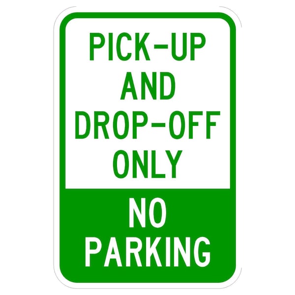 Sign Solutions Usa 18 in Height, 12 in Width, Aluminum, Vertical Rectangle DCS08DWT1218CUS00160 - main